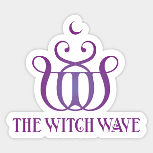 Witch Wave - Purple Logo + Title Sticker